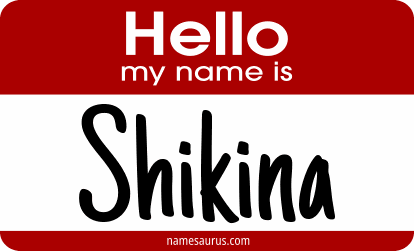 Hello my name is Shikina png download