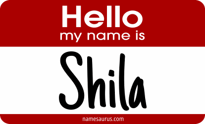 Hello my name is Shila png download