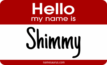 Hello my name is Shimmy png download