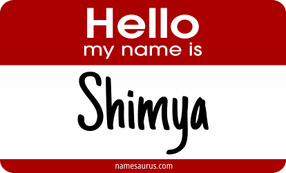 Hello my name is Shimya png download