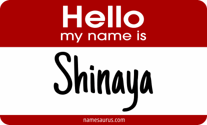 Hello my name is Shinaya png download