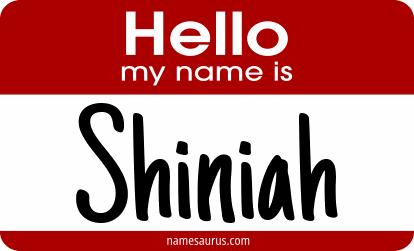 Hello my name is Shiniah png download