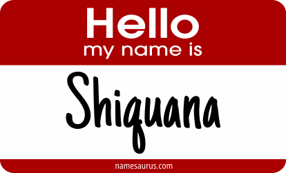 Hello my name is Shiquana png download