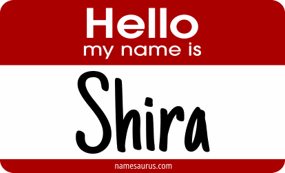 Hello my name is Shira png download