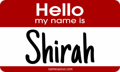 Hello my name is Shirah png download