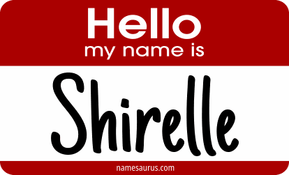 Hello my name is Shirelle png download