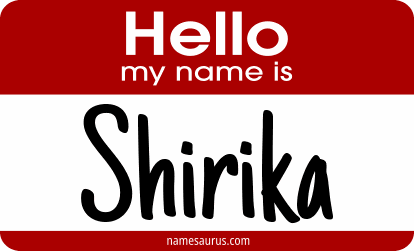 Hello my name is Shirika png download