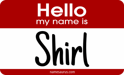 Hello my name is Shirl png download