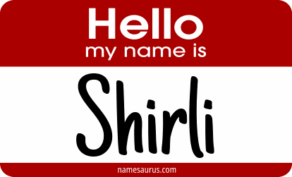 Hello my name is Shirli png download