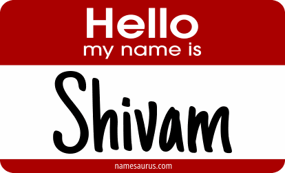 Hello my name is Shivam png download