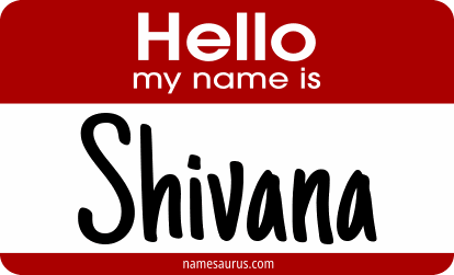 Hello my name is Shivana png download