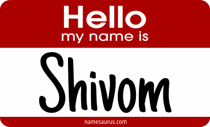 Hello my name is Shivom png download