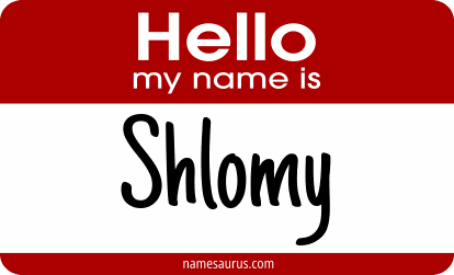 Hello my name is Shlomy png download