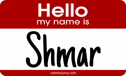 Hello my name is Shmar png download