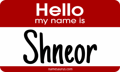 Hello my name is Shneor png download