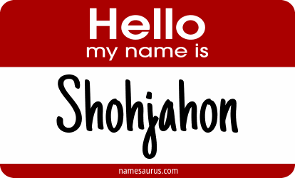 Hello my name is Shohjahon png download