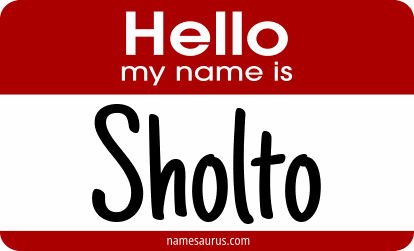 Hello my name is Sholto png download