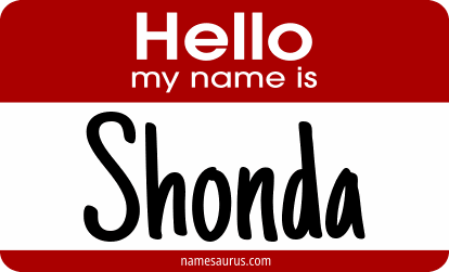 Hello my name is Shonda png download