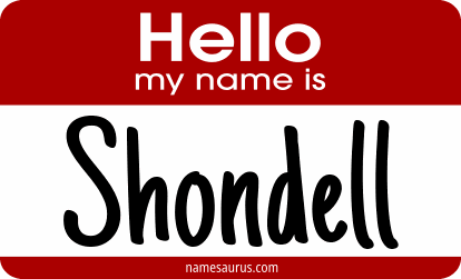 Hello my name is Shondell png download