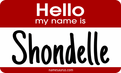 Hello my name is Shondelle png download