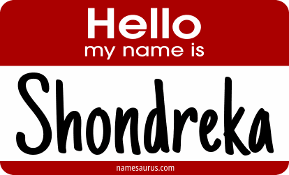 Hello my name is Shondreka png download