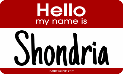 Hello my name is Shondria png download