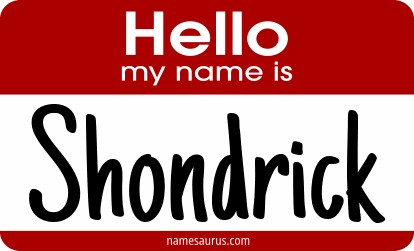 Hello my name is Shondrick png download