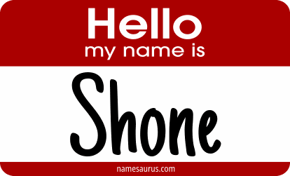 Hello my name is Shone png download