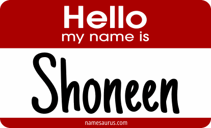 Hello my name is Shoneen png download