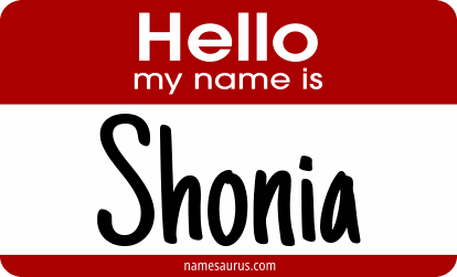 Hello my name is Shonia png download