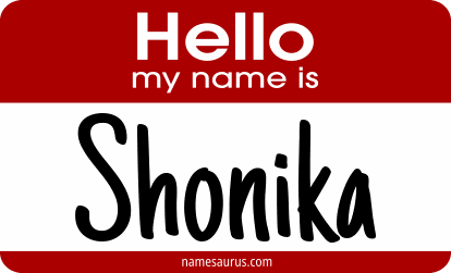 Hello my name is Shonika png download