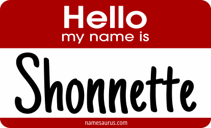 Hello my name is Shonnette png download