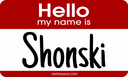 Hello my name is Shonski png download