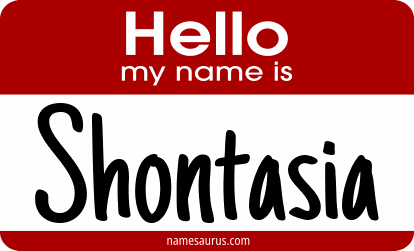 Hello my name is Shontasia png download