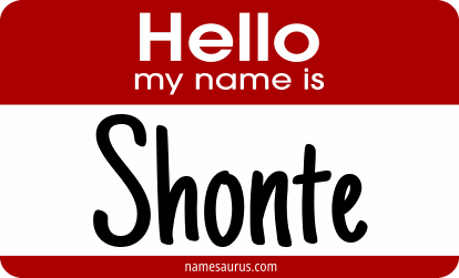 Hello my name is Shonte png download