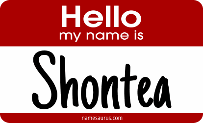 Hello my name is Shontea png download