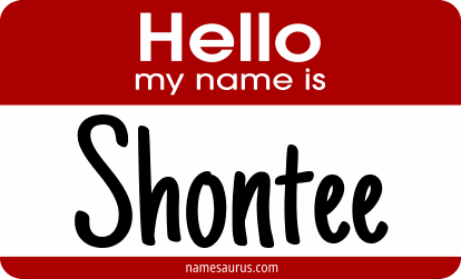 Hello my name is Shontee png download