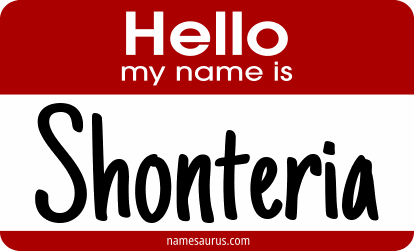 Hello my name is Shonteria png download