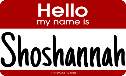 Hello my name is Shoshannah png download