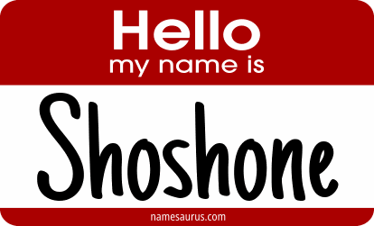 Hello my name is Shoshone png download