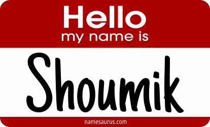 Hello my name is Shoumik png download