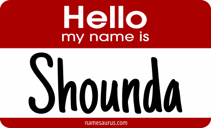 Hello my name is Shounda png download