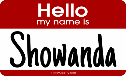 Hello my name is Showanda png download