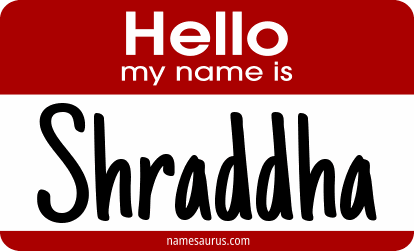Hello my name is Shraddha png download