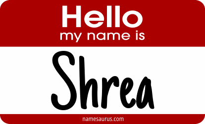 Hello my name is Shrea png download