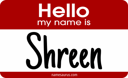 Hello my name is Shreen png download