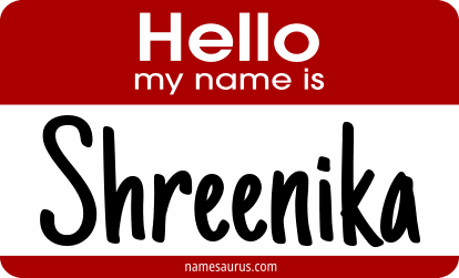 Hello my name is Shreenika png download