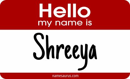 Hello my name is Shreeya png download