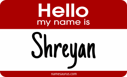 Hello my name is Shreyan png download