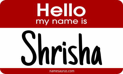 Hello my name is Shrisha png download